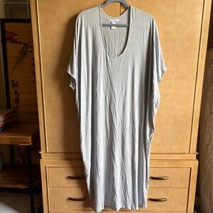Pre-worn Barefoot Dreams Cotton Modal Kaftan One Size Plus (14-24) Powder Blue